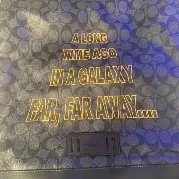 NWT Rare Coach Star Wars Drawstring Bag - Picture 2 of 8